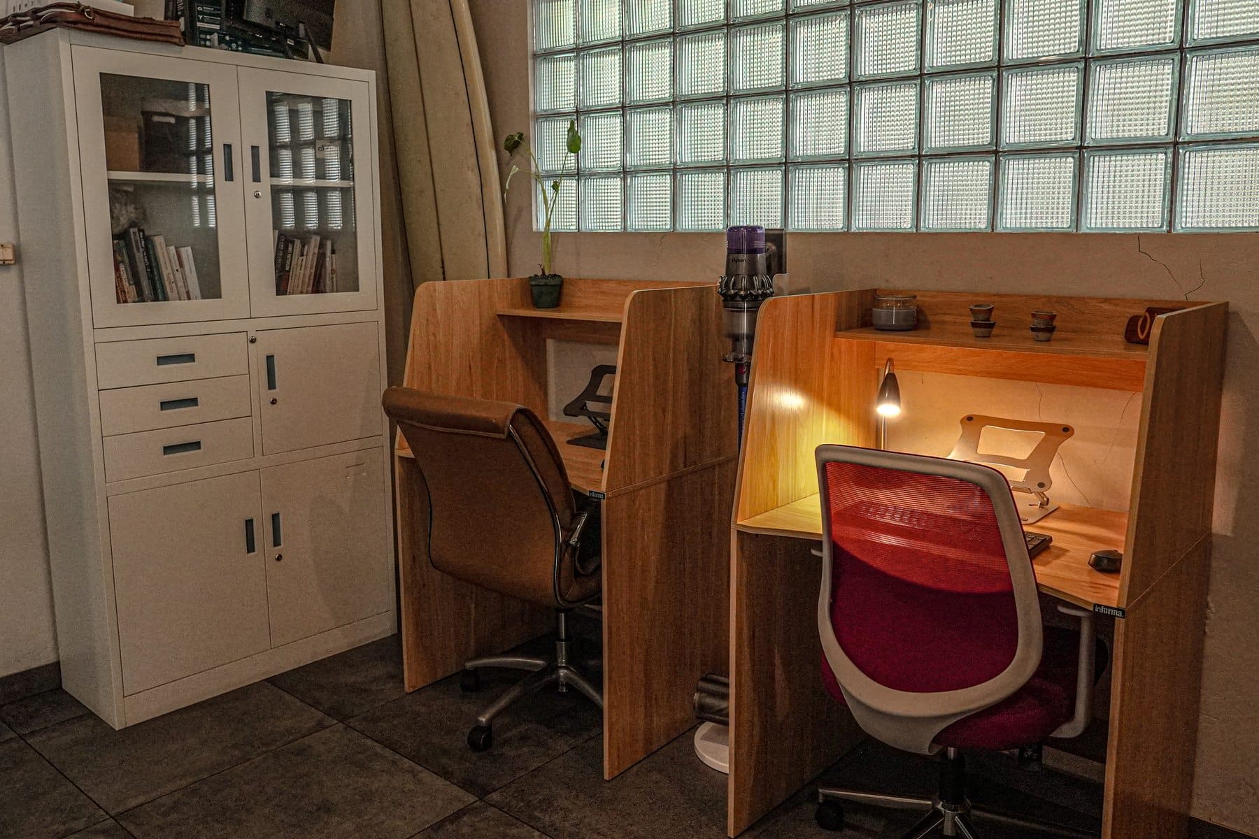 The air-conditioned focus room at The Spot