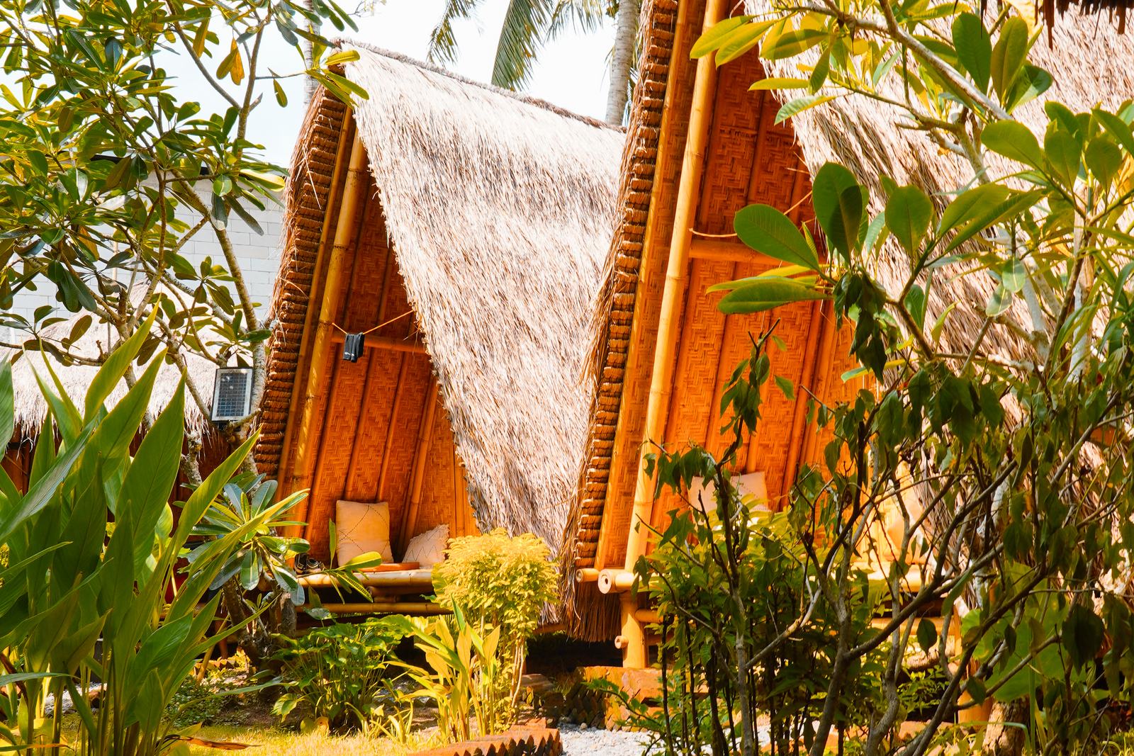 An A-Frame cabin at SAME SAME Bungalows